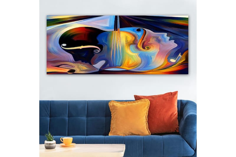 Canvasbillede YTY Spiritual Flerfarvet - 120x50 cm - Boligtilbehør - Billeder & kunst - Billeder på lærred