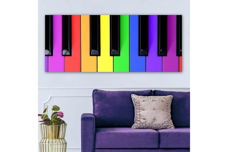 Canvasbillede YTY Spiritual Flerfarvet - 120x50 cm - Boligtilbehør - Billeder & kunst - Billeder på lærred