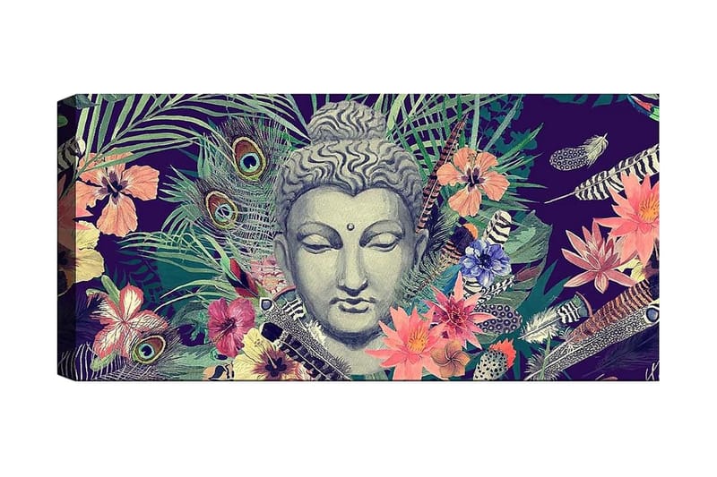 Canvasbillede YTY Spiritual Flerfarvet, 120x50 cm