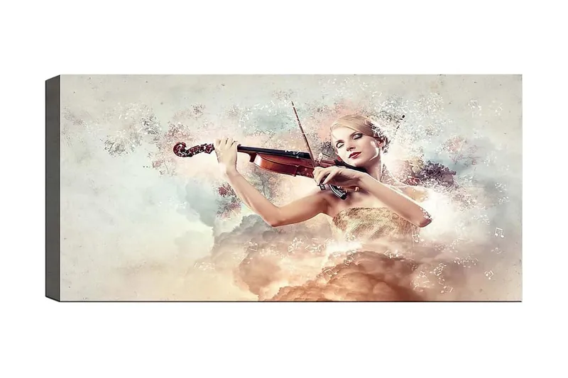 Canvasbillede YTY Spiritual Flerfarvet, 120x50 cm