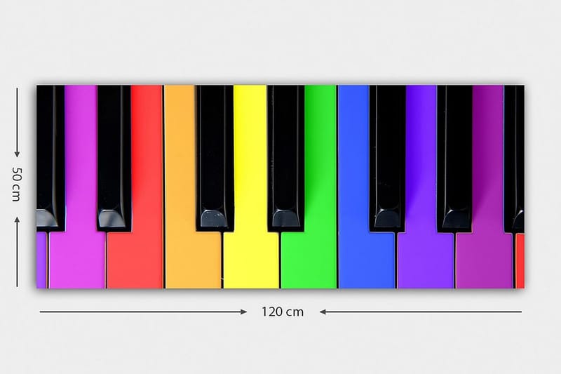 Canvasbillede YTY Spiritual Flerfarvet - 120x50 cm - Boligtilbehør - Billeder & kunst - Billeder på lærred