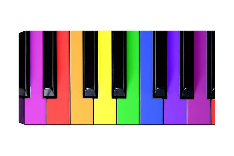 Canvasbillede YTY Spiritual Flerfarvet, 120x50 cm