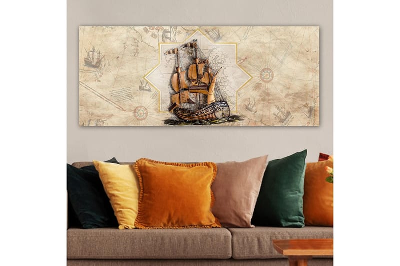 Canvasbillede YTY Transportation Flerfarvet - 120x50 cm - Boligtilbehør - Billeder & kunst - Billeder på lærred