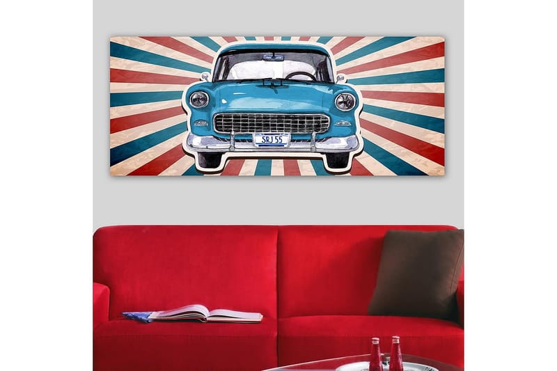 Canvasbillede YTY Transportation Flerfarvet - 120x50 cm - Boligtilbehør - Billeder & kunst - Billeder på lærred