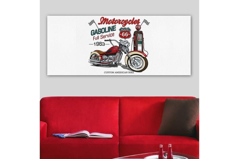 Canvasbillede YTY Transportation Flerfarvet - 120x50 cm - Boligtilbehør - Billeder & kunst - Billeder på lærred