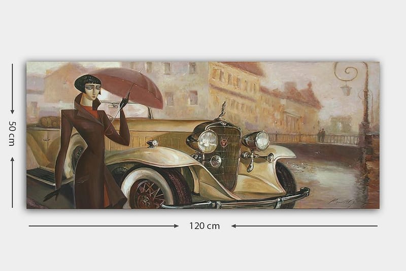 Canvasbillede YTY Transportation Flerfarvet - 120x50 cm - Boligtilbehør - Billeder & kunst - Billeder på lærred