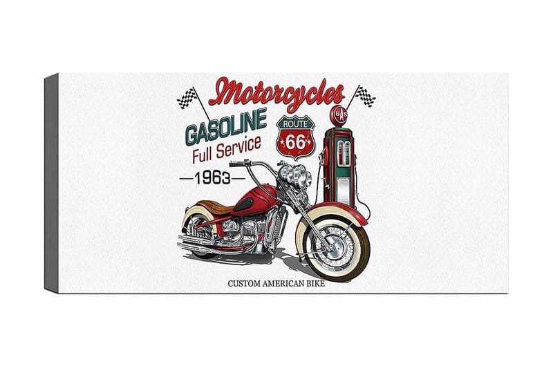 Canvasbillede YTY Transportation Flerfarvet, 120x50 cm