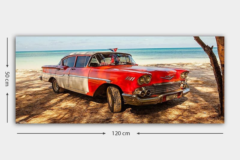 Canvasbillede YTY Transportation Flerfarvet - 120x50 cm - Boligtilbehør - Billeder & kunst - Billeder på lærred