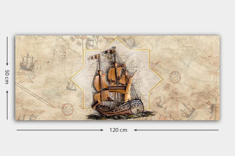 Canvasbillede YTY Transportation Flerfarvet - 120x50 cm - Boligtilbehør - Billeder & kunst - Billeder på lærred