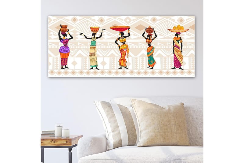 Canvasbillede YTY World Cultures Flerfarvet - 120x50 cm - Boligtilbehør - Billeder & kunst - Billeder på lærred