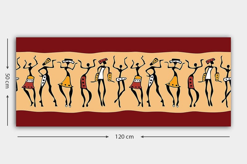 Canvasbillede YTY World Cultures Flerfarvet - 120x50 cm - Boligtilbehør - Billeder & kunst - Billeder på lærred