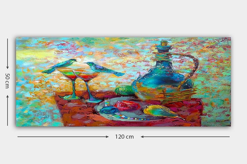 Canvasbillede YTY World Cultures Flerfarvet - 120x50 cm - Boligtilbehør - Billeder & kunst - Billeder på lærred
