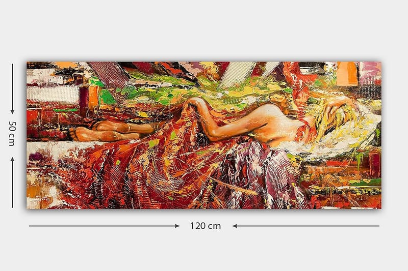 Canvasbillede YTY World Cultures Flerfarvet - 120x50 cm - Boligtilbehør - Billeder & kunst - Billeder på lærred