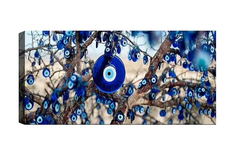 Canvasbillede YTY World Cultures Flerfarvet, 120x50 cm