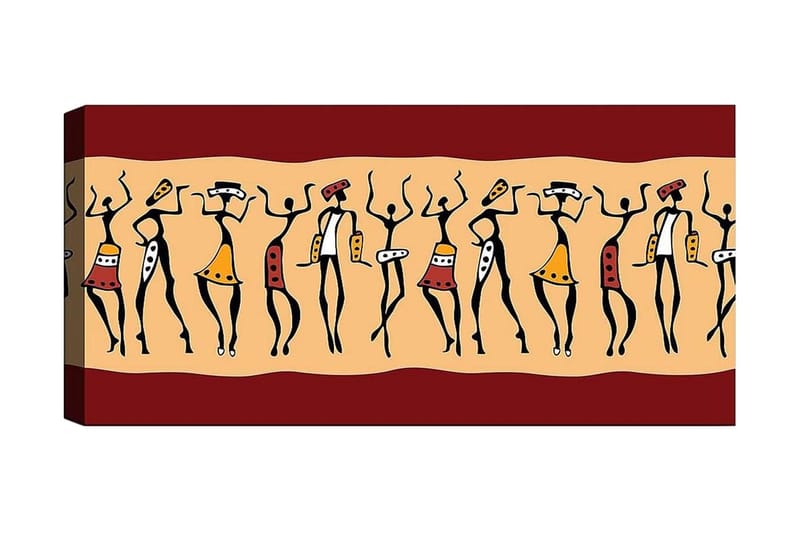 Canvasbillede YTY World Cultures Flerfarvet, 120x50 cm
