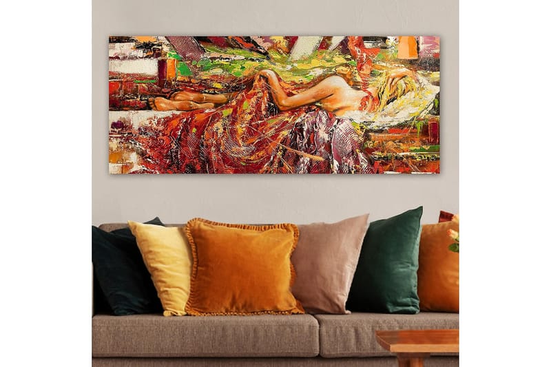 Canvasbillede YTY World Cultures Flerfarvet - 120x50 cm - Boligtilbehør - Billeder & kunst - Billeder på lærred