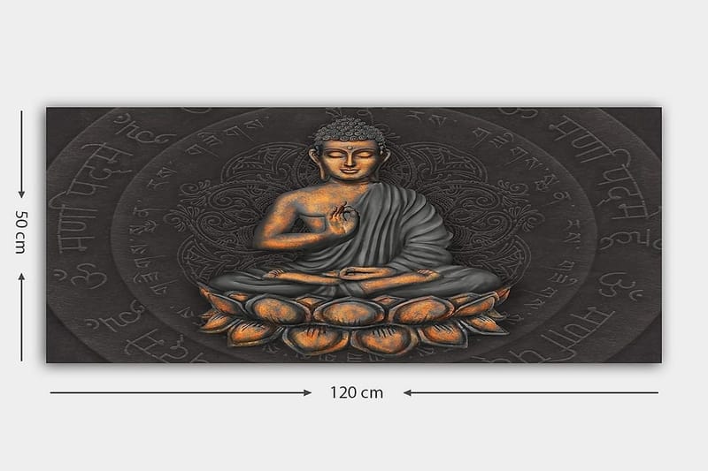 Canvasbillede YTY World Cultures Flerfarvet - 120x50 cm - Boligtilbehør - Billeder & kunst - Billeder på lærred