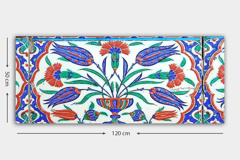 Canvasbillede YTY World Cultures Flerfarvet - 120x50 cm - Boligtilbehør - Billeder & kunst - Billeder på lærred