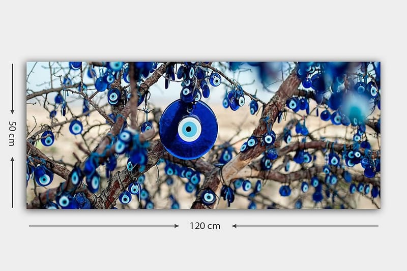 Canvasbillede YTY World Cultures Flerfarvet - 120x50 cm - Boligtilbehør - Billeder & kunst - Billeder på lærred