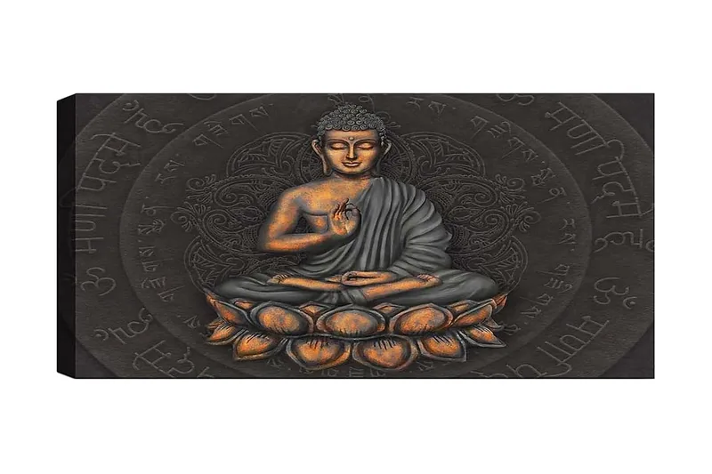 Canvasbillede YTY World Cultures Flerfarvet, 120x50 cm