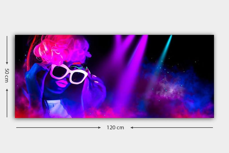 Canvasbillede YTY People Flerfarvet - 120x50 cm - Boligtilbehør - Billeder & kunst - Billeder på lærred