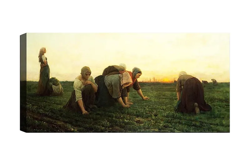 Canvasbillede YTY People Flerfarvet, 120x50 cm