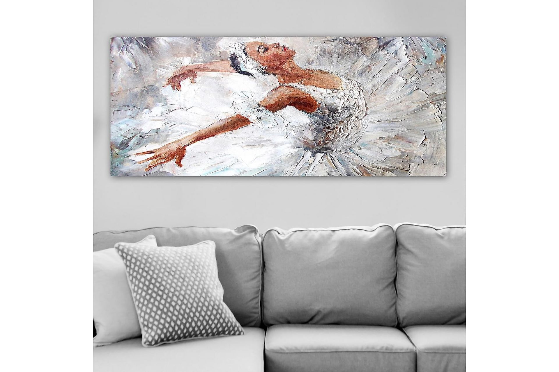Canvasbillede YTY People Flerfarvet - 120x50 cm - Boligtilbehør - Billeder & kunst - Billeder på lærred