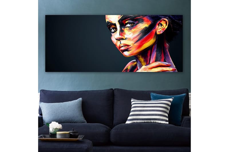 Canvasbillede YTY People Flerfarvet - 120x50 cm - Boligtilbehør - Billeder & kunst - Billeder på lærred