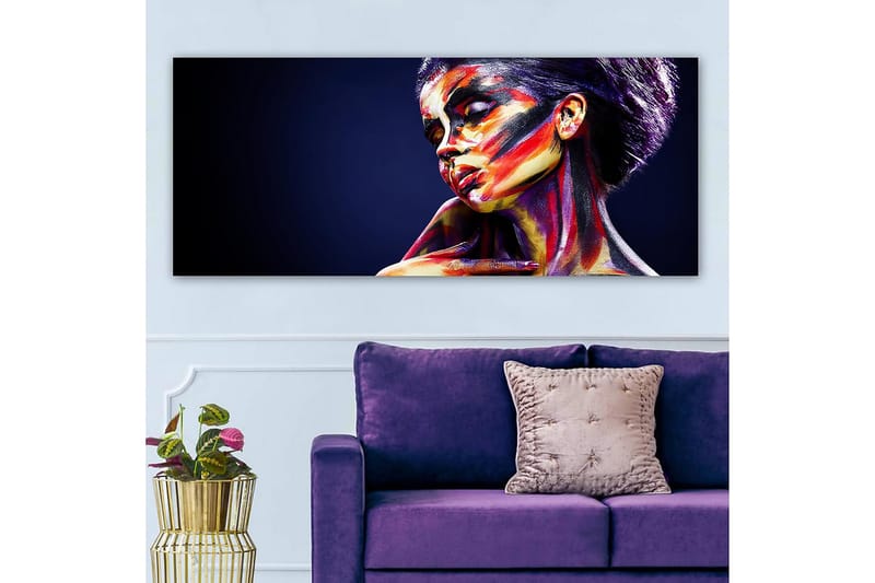 Canvasbillede YTY People Flerfarvet - 120x50 cm - Boligtilbehør - Billeder & kunst - Billeder på lærred