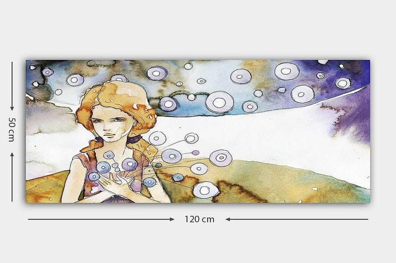 Canvasbillede YTY People Flerfarvet - 120x50 cm - Boligtilbehør - Billeder & kunst - Billeder på lærred