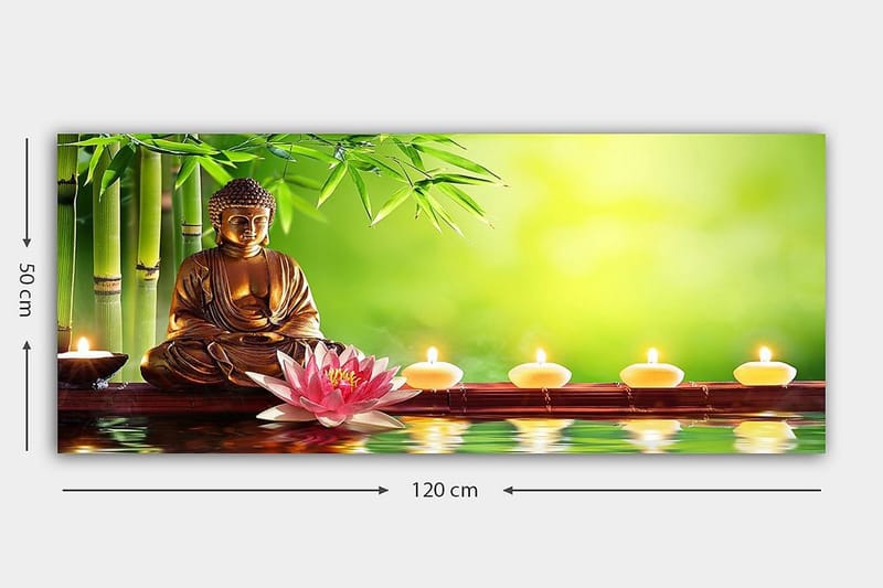 Canvasbillede YTY People Flerfarvet - 120x50 cm - Boligtilbehør - Billeder & kunst - Billeder på lærred