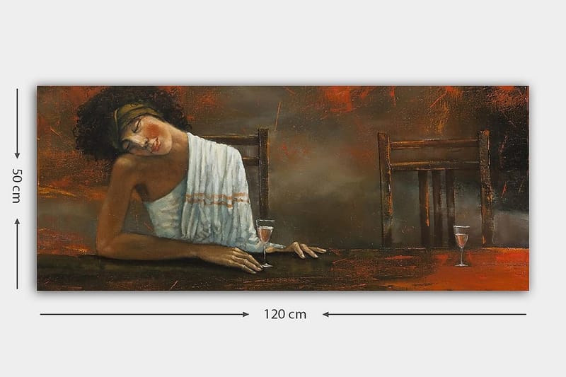 Canvasbillede YTY People Flerfarvet - 120x50 cm - Boligtilbehør - Billeder & kunst - Billeder på lærred