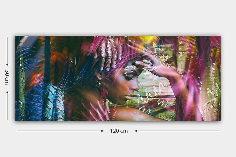 Canvasbillede YTY People Flerfarvet - 120x50 cm - Boligtilbehør - Billeder & kunst - Billeder på lærred