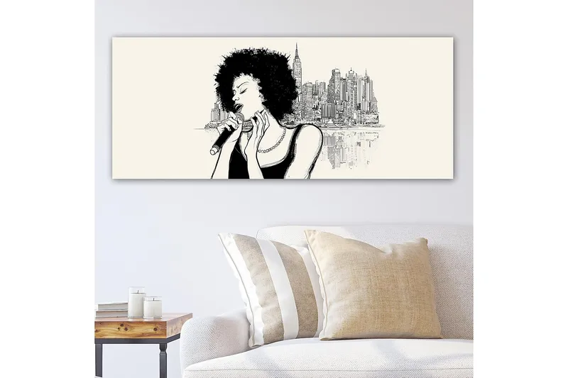 Canvasbillede YTY People Flerfarvet - 120x50 cm - Boligtilbehør - Billeder & kunst - Billeder på lærred