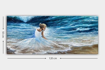 Canvasbillede YTY People Flerfarvet - 120x50 cm - Boligtilbehør - Billeder & kunst - Billeder på lærred