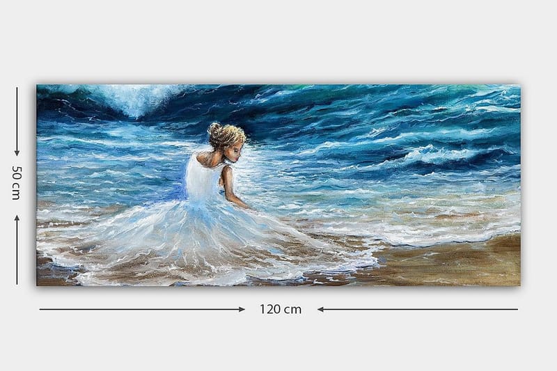 Canvasbillede YTY People Flerfarvet - 120x50 cm - Boligtilbehør - Billeder & kunst - Billeder på lærred