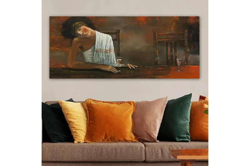 Canvasbillede YTY People Flerfarvet - 120x50 cm - Boligtilbehør - Billeder & kunst - Billeder på lærred