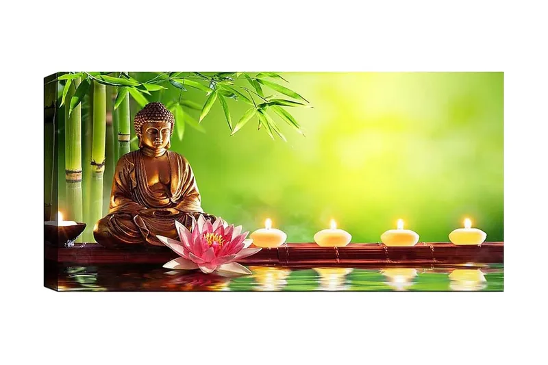 Canvasbillede YTY People Flerfarvet, 120x50 cm