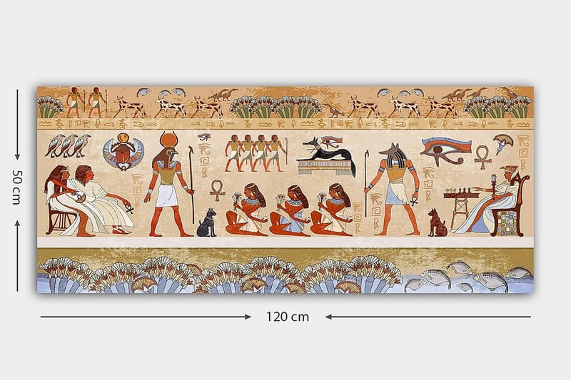 Canvasbillede YTY People Flerfarvet - 120x50 cm - Boligtilbehør - Billeder & kunst - Billeder på lærred