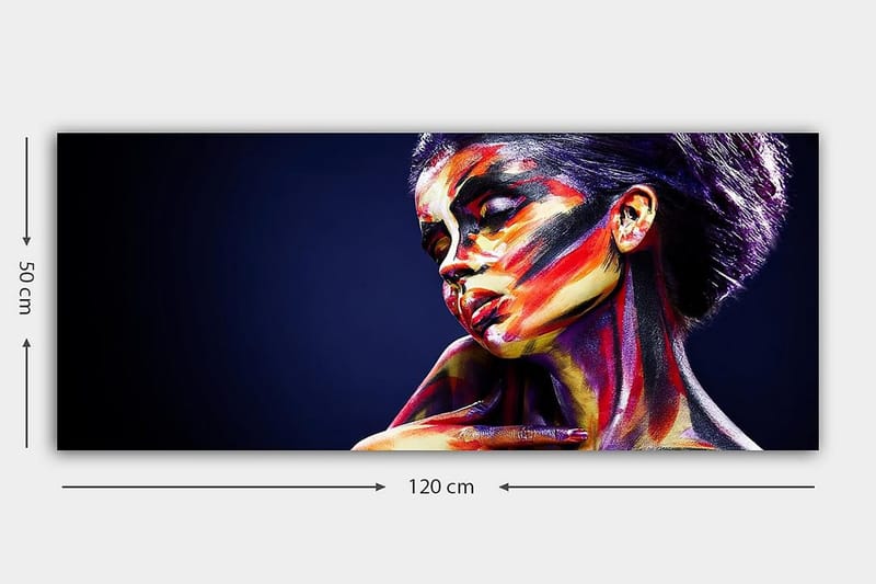 Canvasbillede YTY People Flerfarvet - 120x50 cm - Boligtilbehør - Billeder & kunst - Billeder på lærred