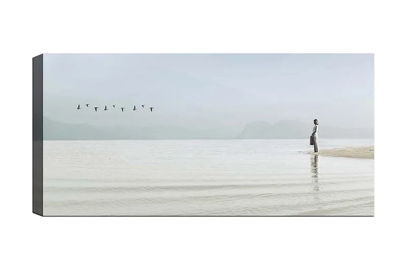 Canvasbillede YTY People Flerfarvet, 120x50 cm