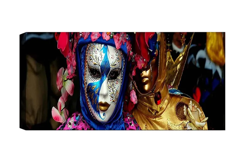 Canvasbillede YTY People Flerfarvet, 120x50 cm