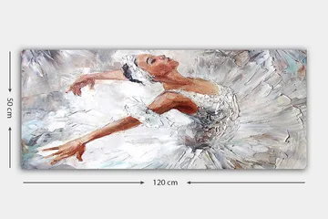 Canvasbillede YTY People Flerfarvet - 120x50 cm - Boligtilbehør - Billeder & kunst - Billeder på lærred