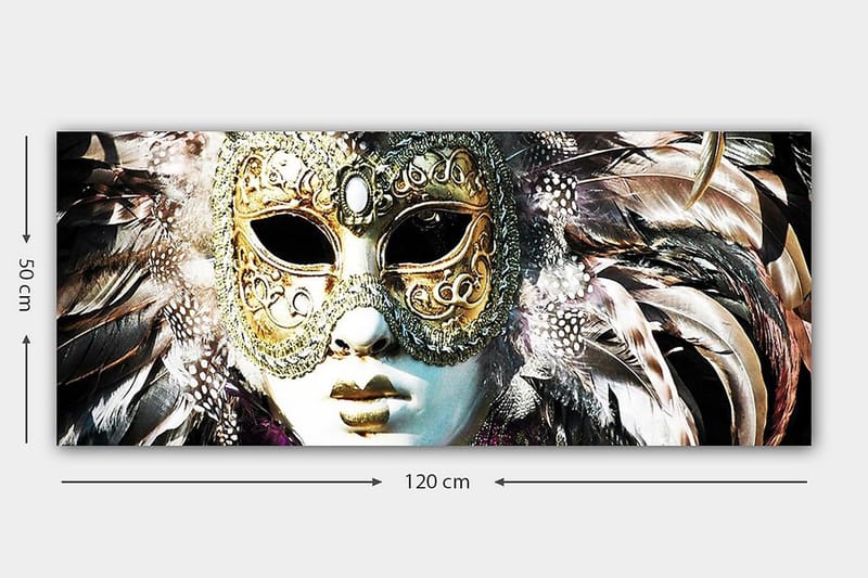 Canvasbillede YTY People Flerfarvet - 120x50 cm - Boligtilbehør - Billeder & kunst - Billeder på lærred