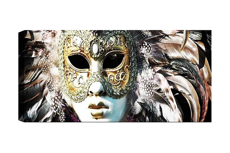 Canvasbillede YTY People Flerfarvet, 120x50 cm