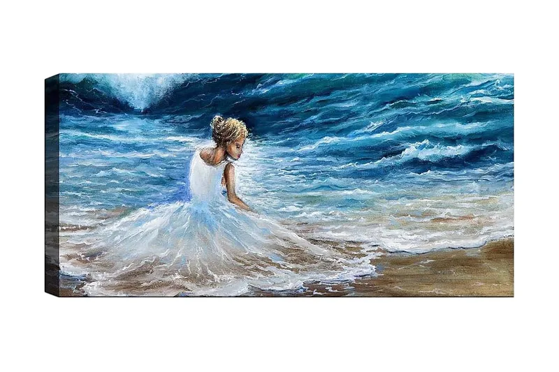 Canvasbillede YTY People Flerfarvet, 120x50 cm