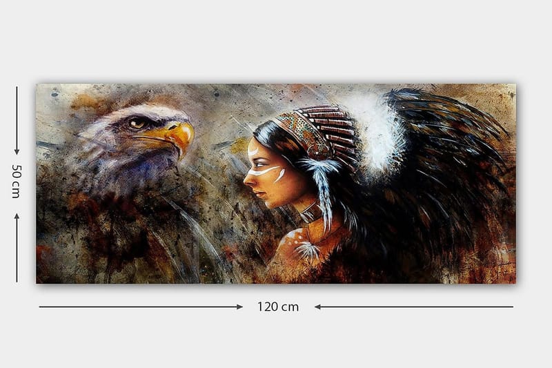 Canvasbillede YTY People Flerfarvet - 120x50 cm - Boligtilbehør - Billeder & kunst - Billeder på lærred