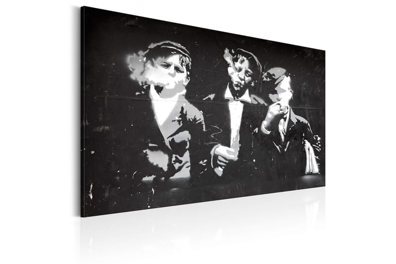 Chalkboard Street Gang (Retro stil) 120x80, Artgeist sp. z o. o.