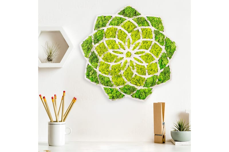 Daisy Canvasbillede - 44x44 cm - Boligtilbehør - Billeder & kunst - Billeder på lærred