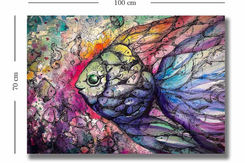 Decorative Canvas Painting 70x100 - Boligtilbehør - Billeder & kunst - Billeder på lærred